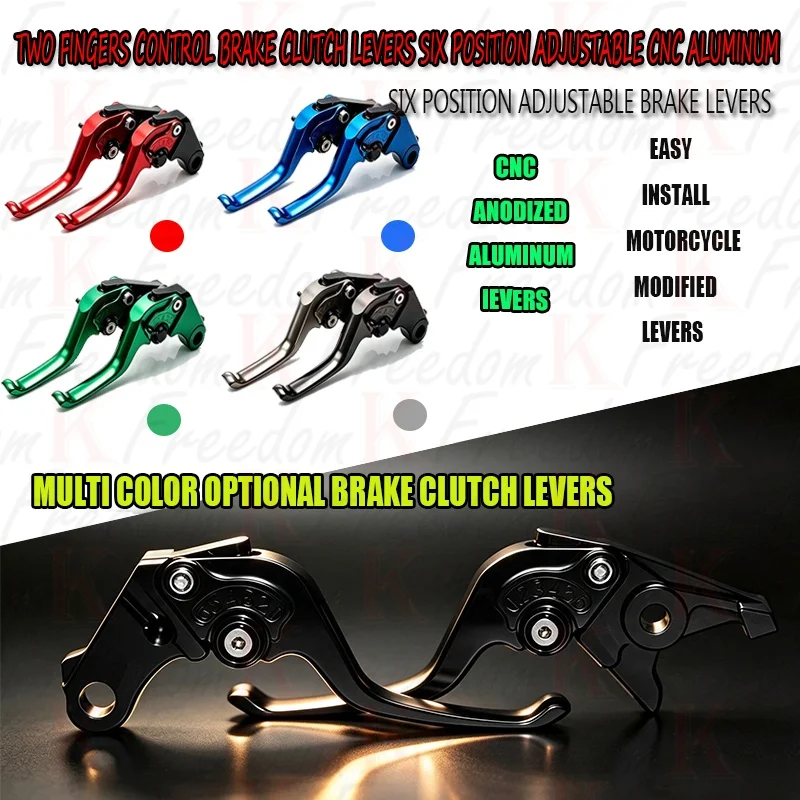 Cnc Aluminum Adjustable Brake Clutch Levers - Para DL650 XT V-strom 250 650