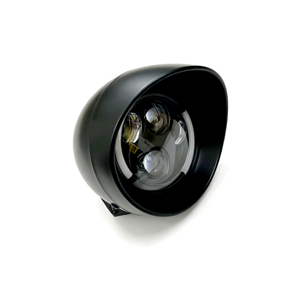 Farol LED Universal Retrô 12V  - Universal Motorcycle Led Headlight Projector avaliação e preço