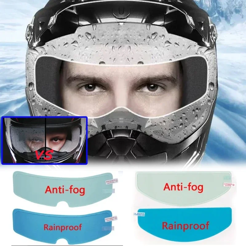 1/4 peças Película Transparent - Motorcycle Helmets avaliação e preço