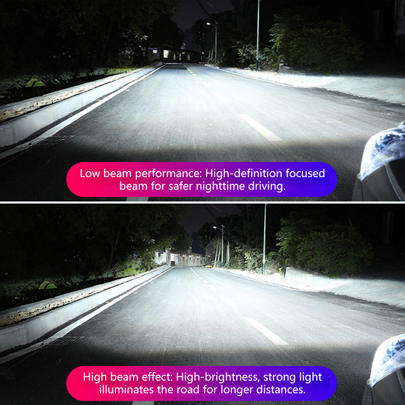 Lente y6d h4 led farol 8000lm  - Universal Motorcycle Led Headlight Projector avaliação e preço