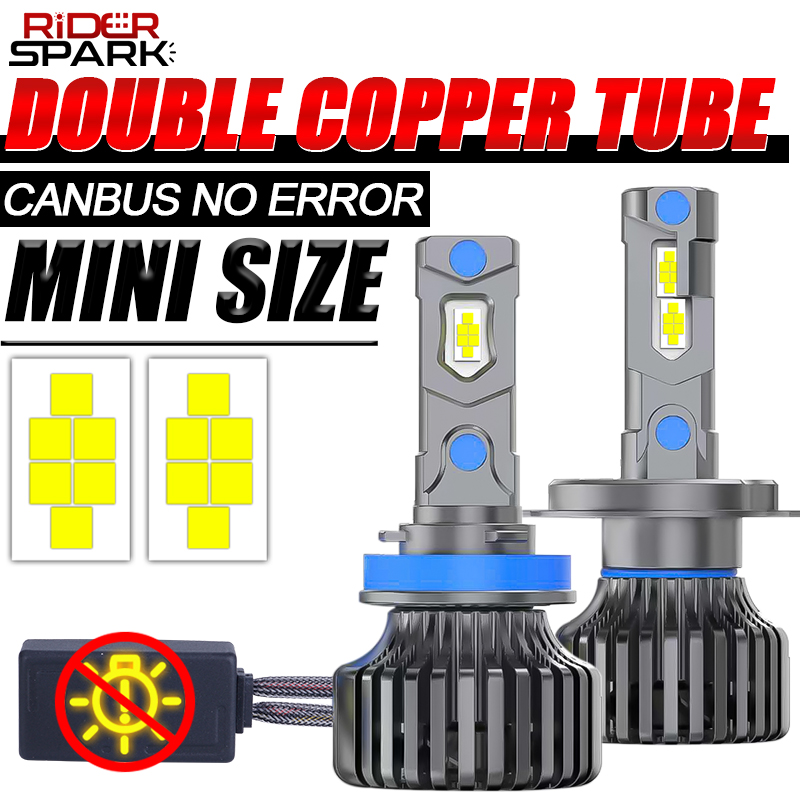 H7 h11 led canbus lâmpadas de  - Universal Motorcycle Led Headlight Projector avaliação e preço