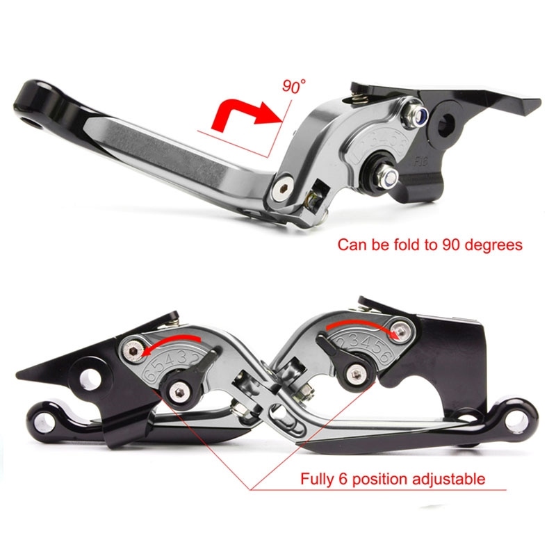 Para MT-07 FZ-07 MT 07 FZ07 MT - Cnc Aluminum Adjustable Brake Clutch Levers avaliação e preço